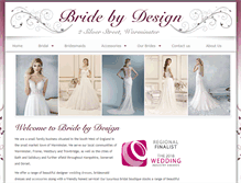 Tablet Screenshot of bridebydesign.biz